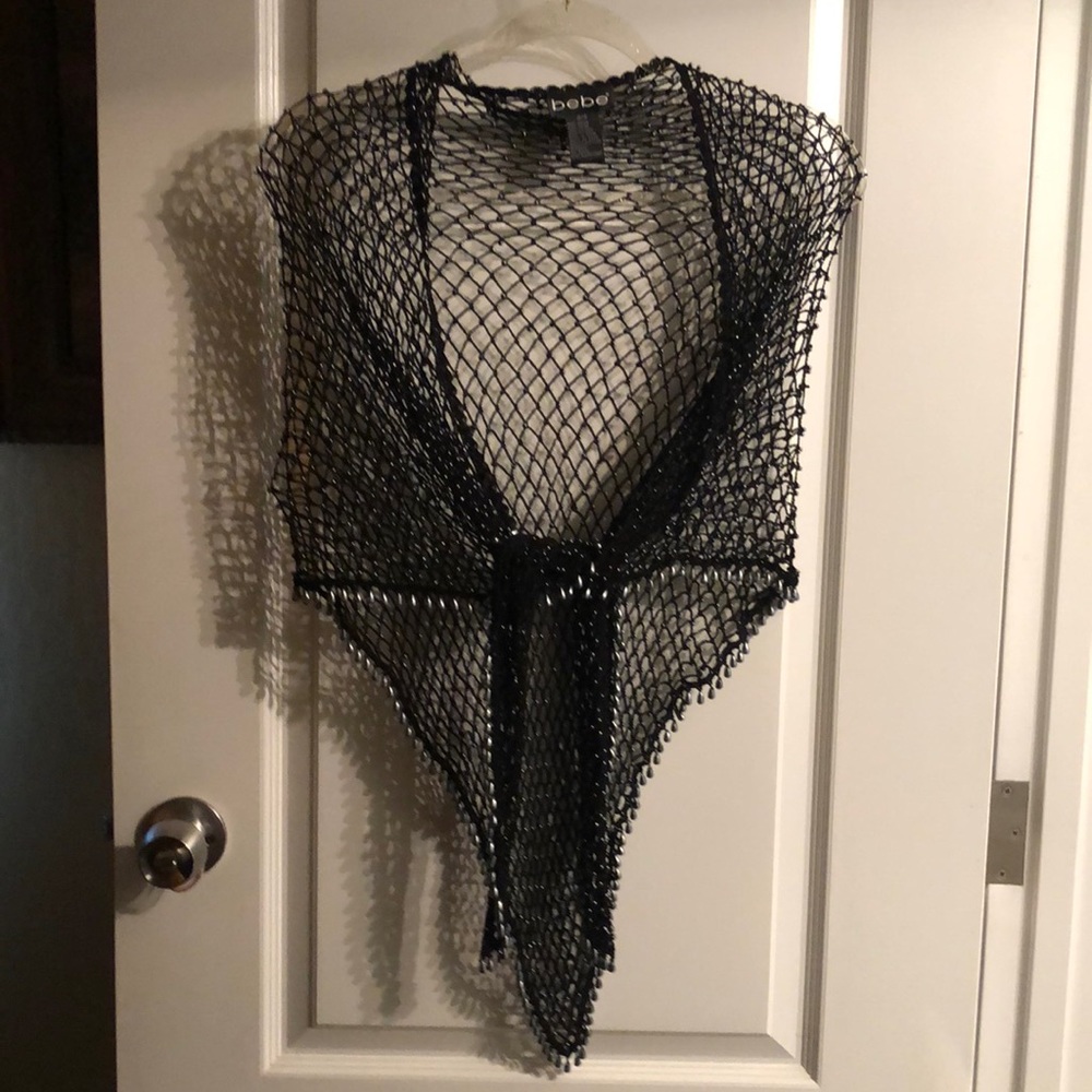 Bebe Beaded Shaw. Beautiful!